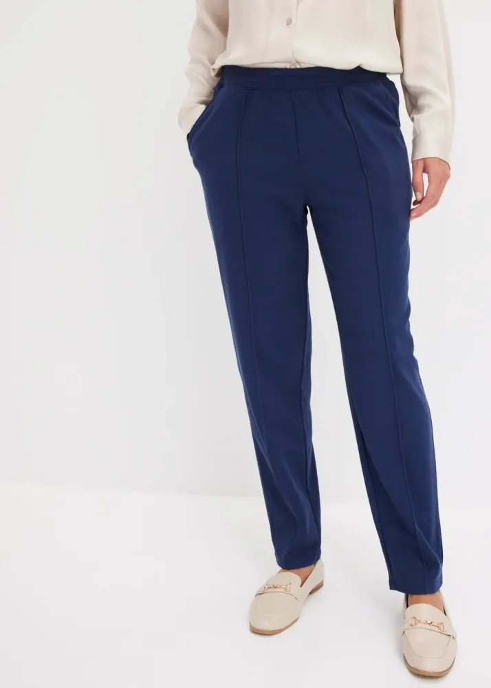 bonprix Schlupfhose aus Polyester, Viskose und Elasthan, regular fit Passform, modisch