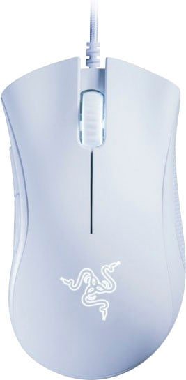 Razer - Gaming-Maus,  DeathAdder Essential - white, Weiss