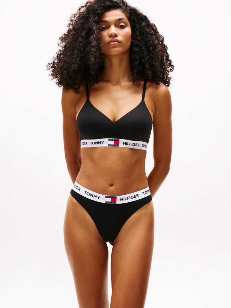 Tommy Hilfiger - Bralette, für Damen, Black, Größe XL
