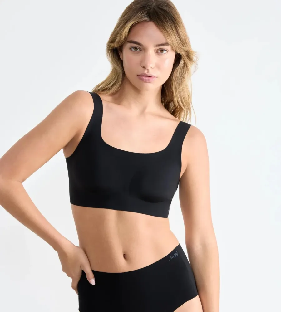 Sloggi - Bügelloser BH, wattiert, für Damen, Black, Größe XS