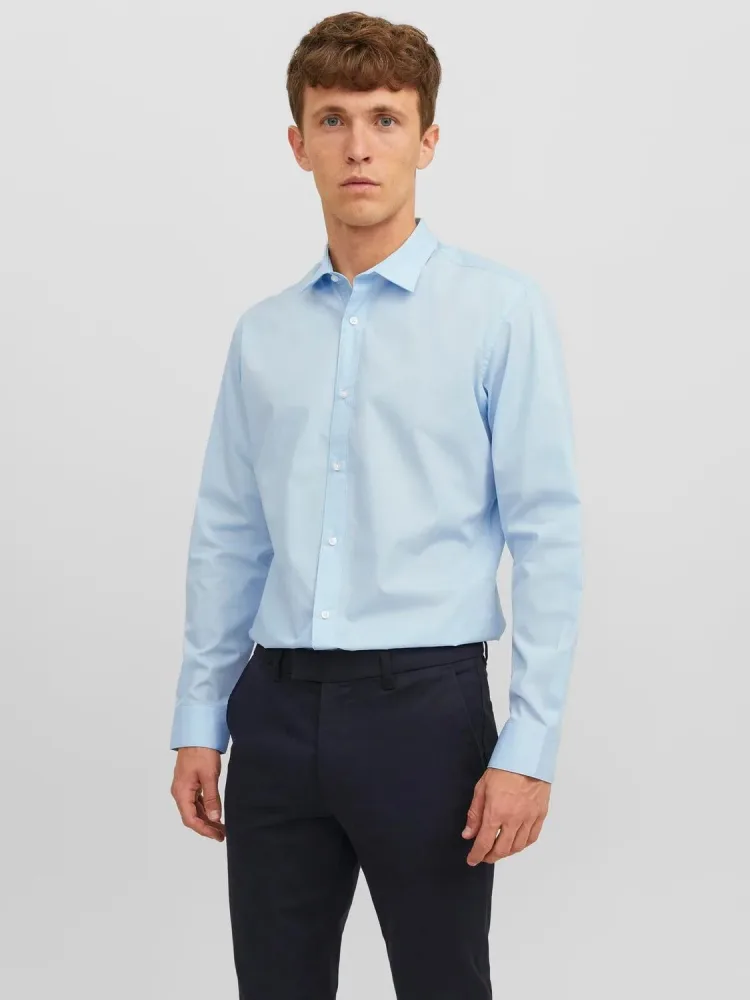 Jack & Jones - Hemd, langarm, für Herren, Hellgrau, Größe XL