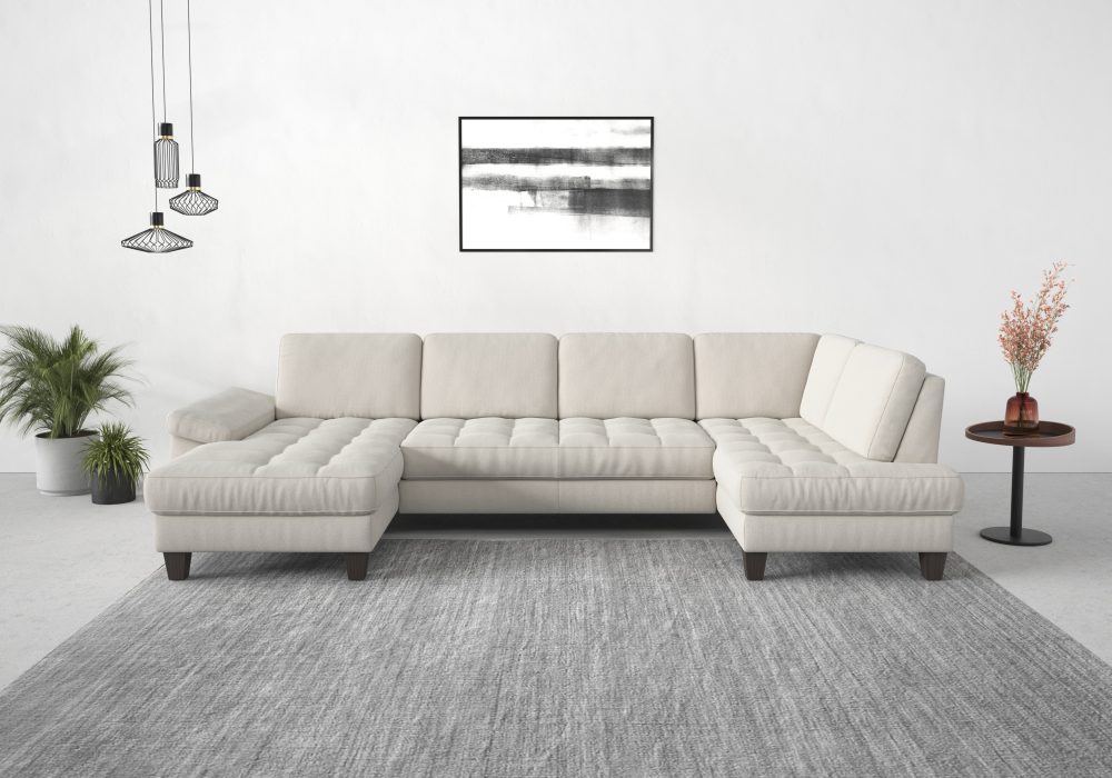 sit&more Wohnlandschaft, wahlweise mit Bettfunktion, Bettkasten, Sitztiefenverstellung