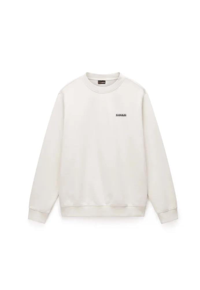 NAPAPIJRI - Sweatshirt B-SMALL BOX C, für Herren, Écru, Größe M