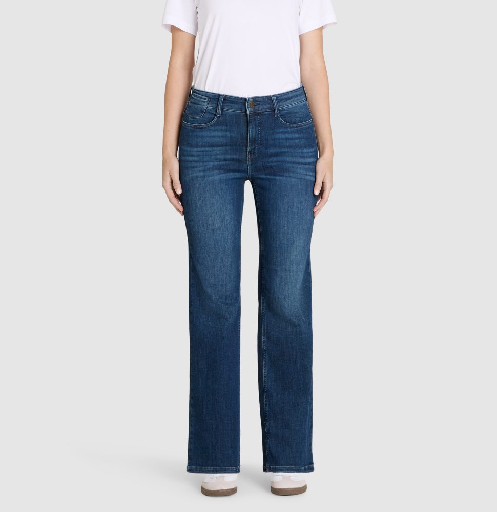 Mac - 5-Pocket Hose, für Damen, Blau Denim, Größe W36/L30