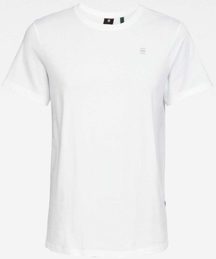 G-STAR - kurzarm-t-hirt g-tar bae- r t, für Herren, Weiss, Größe S
