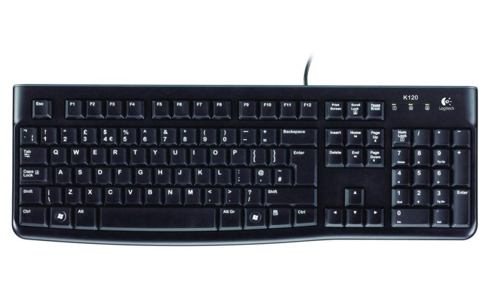 Logitech K120 Business USB-Tastatur Schweiz, QWERTZ, Windows® Schwarz