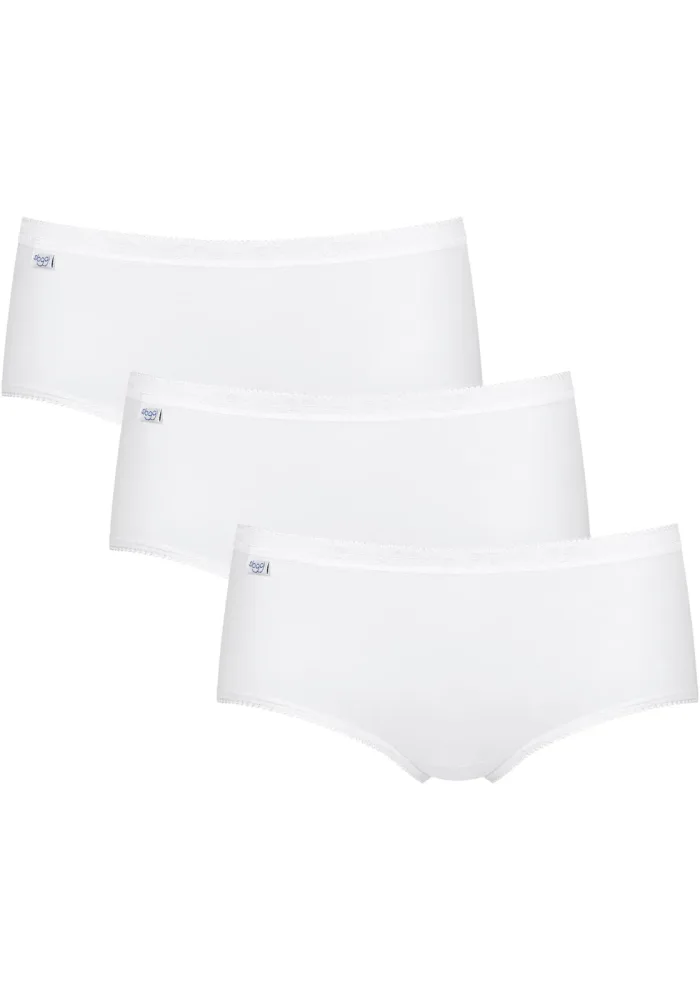 Sloggi - Basic+ Midi, für Damen, Weiss, Größe 50