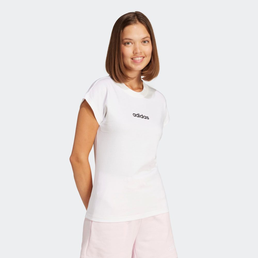 adidas - T-Shirt, für Damen, Weiss, Größe S