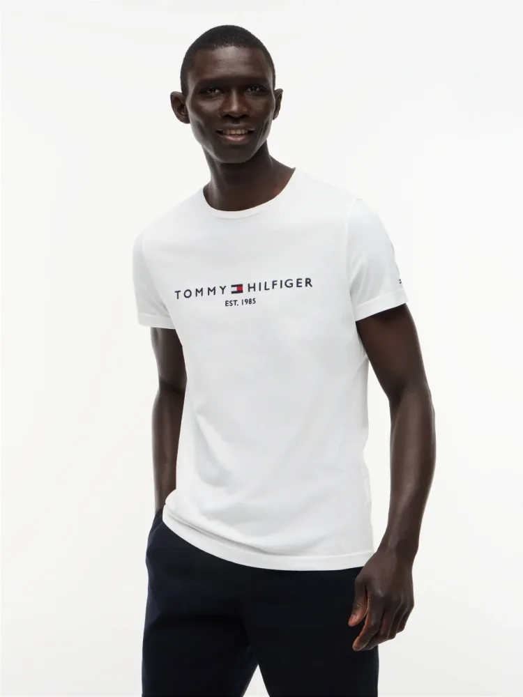 Tommy Hilfiger - T-Shirt, für Herren, Weiss, Größe M
