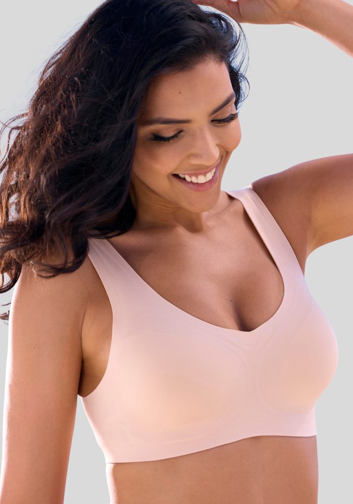 Nuance by Lascana Bralette-BH SEAMLESS, ohne Bügel mit herausnehmbaren Kissen, bequemer BH
