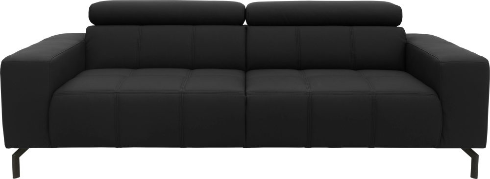DOMO collection 2,5-Sitzer »Cunelli«, wahlweise inklusive 6-fach verstellbarer Kopfteilverstellung