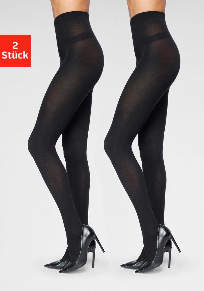 Vivance Feinstrumpfhose 90 2 Stk. tlg. Wasser- und schmutzabweisend