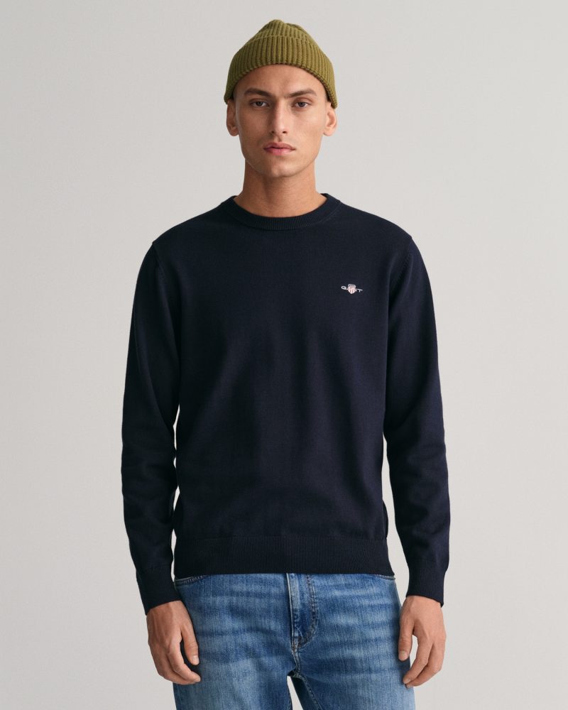 Gant - Pullover, für Herren, Marine, Größe L