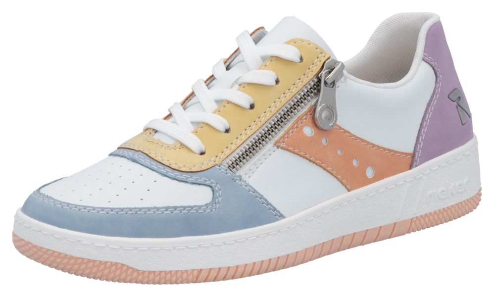 RIEKER Sport Sneaker in aktueller Farbkombination, Freizeitschuh, Halbschuh, Schnürschuh