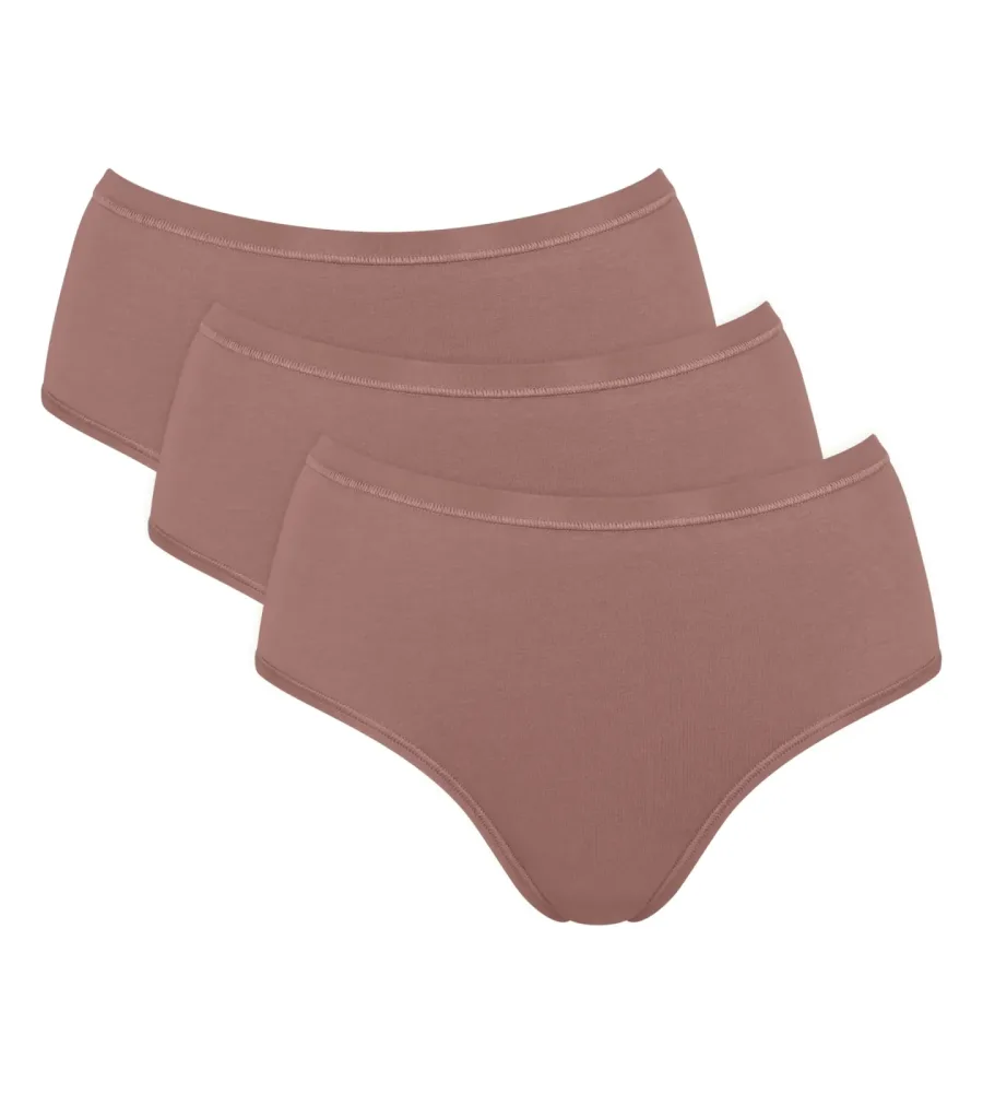 Sloggi - Triopack, Slips, für Damen, Schokolade, Größe XL