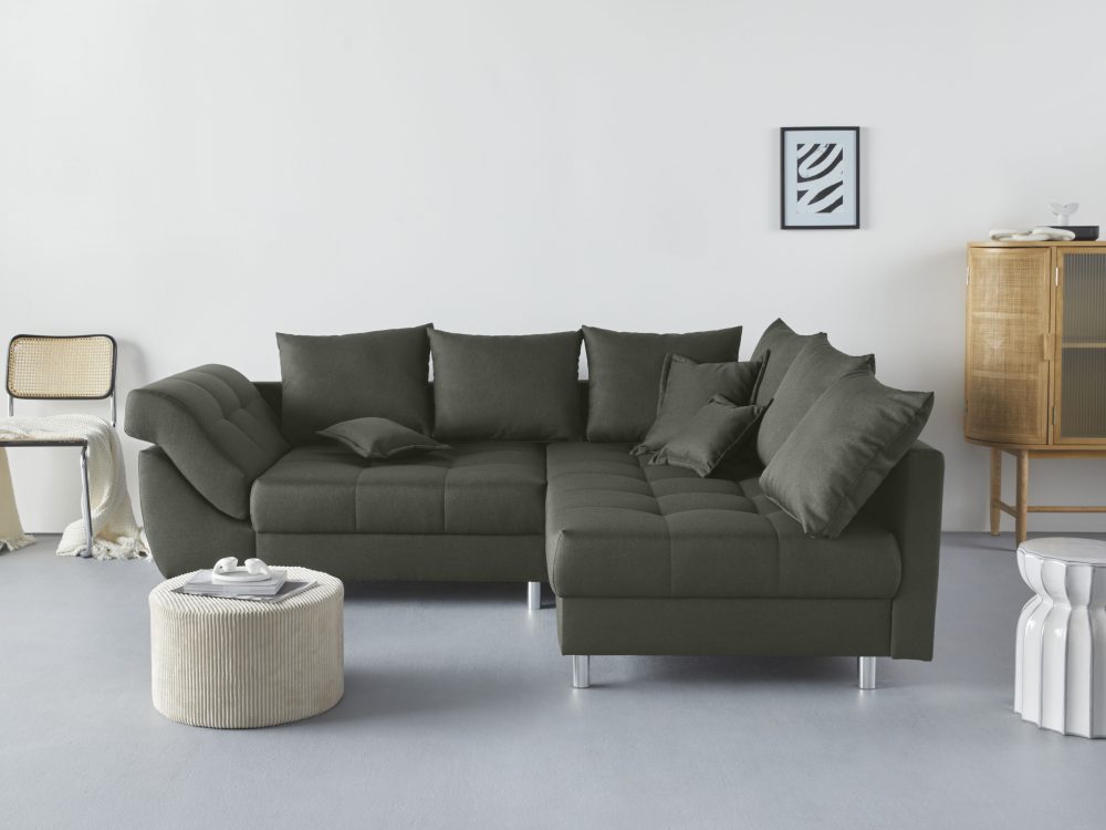 COLLECTION AB Ecksofa »Joseli«, inklusive komfortablen Federkerns, Recamiere links oder rechts montierbar