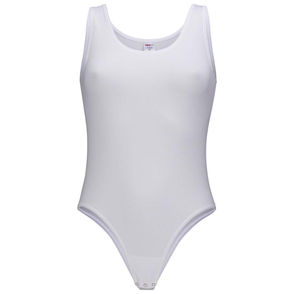 ISA bodywear - Trägerbody, für Damen, Weiss, Größe S