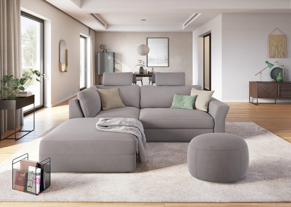 sit&more Ecksofa, inklusive Sitztiefenverstellung