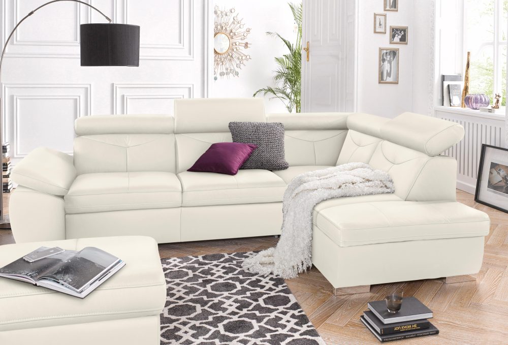 exxpo - sofa fashion Ecksofa, wahlweise mit Bettfunktion und Bettklasten