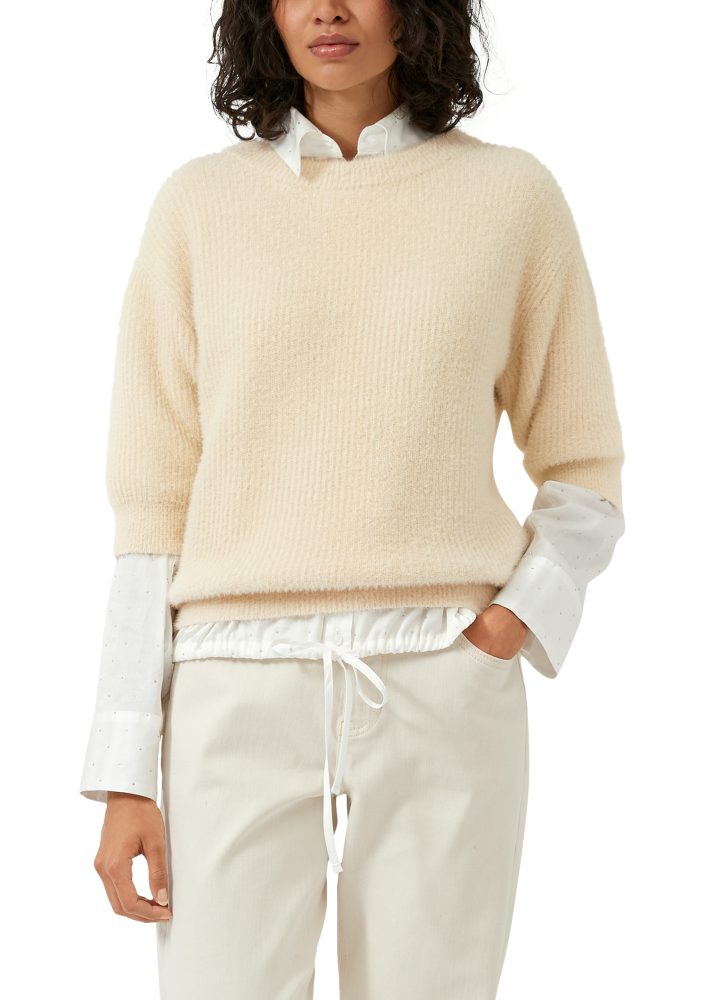 S. Oliver Red Label - Strickpullover, für Damen, Weiss, Größe 42