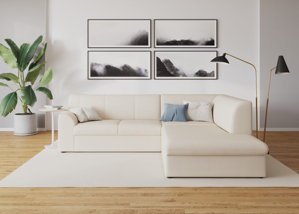 DOMO collection Ecksofa »Topper«, mit Ottomane, wahlweise mit Schlaffunktion