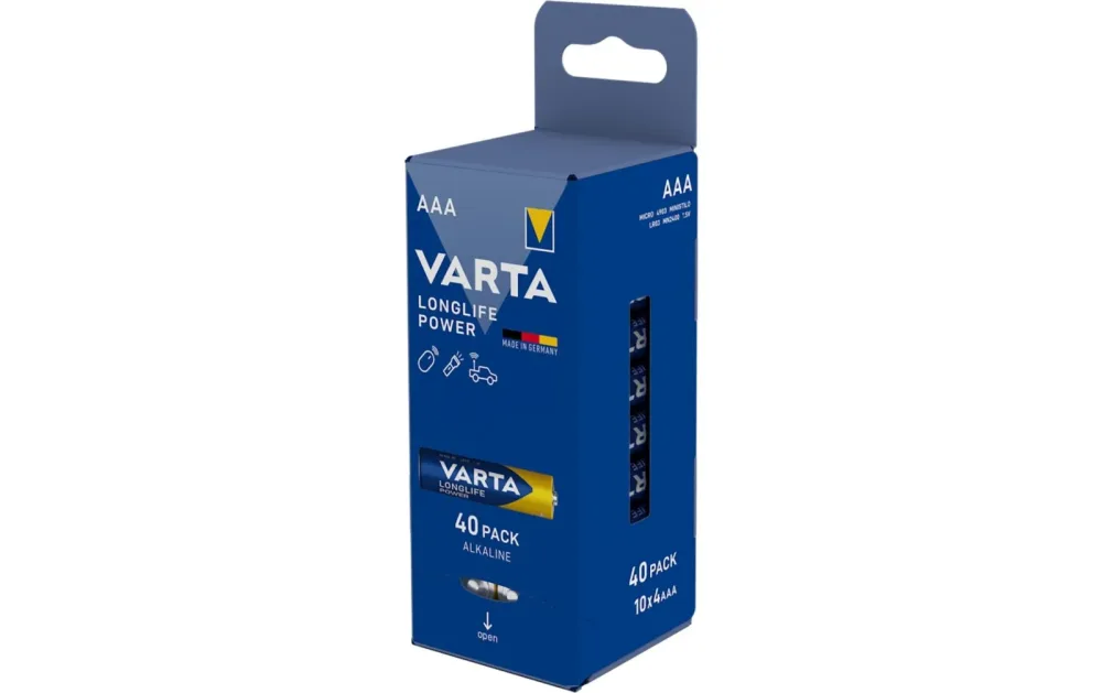 VARTA Batterie Longlife Power 4903121194 LR03/AAA 40er-Blister