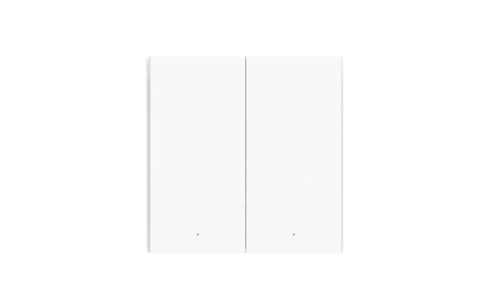 Aqara - Kabelloser Funkschalter H1 HomeKit (Doppelwippe), Weiss
