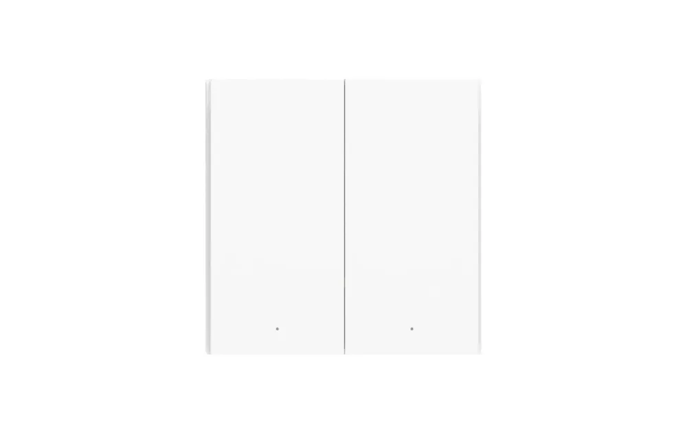Aqara - Kabelloser Funkschalter H1 HomeKit (Doppelwippe), Weiss