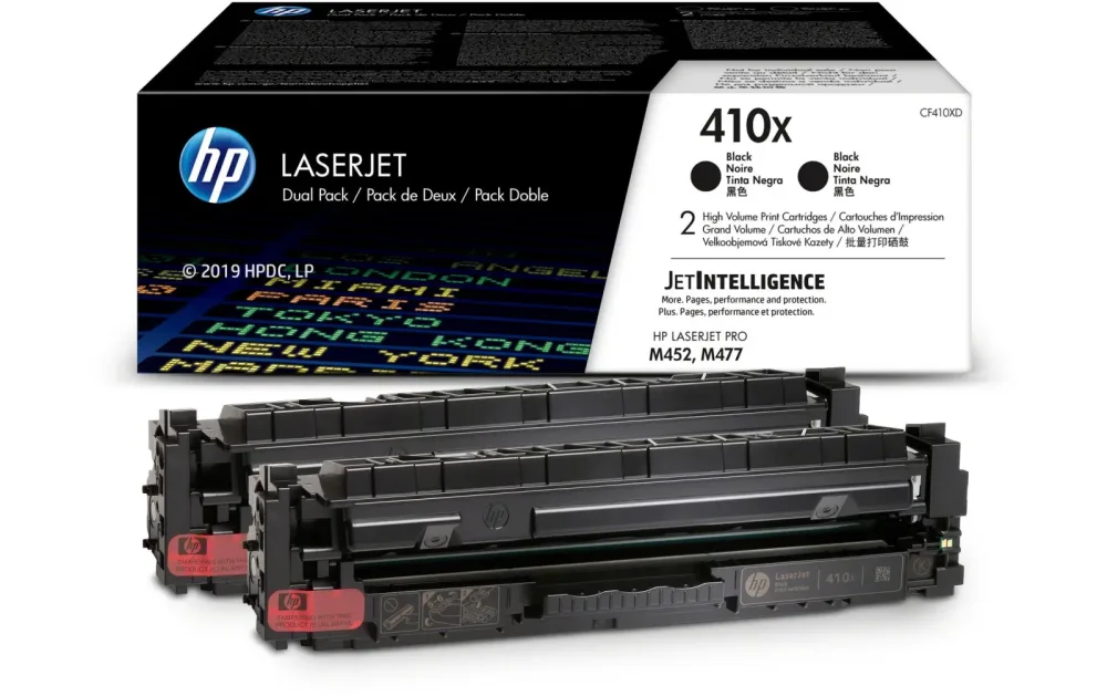 HP 410X Original Tonerkartusche CF410XD Schwarz Duopack 2 Stück