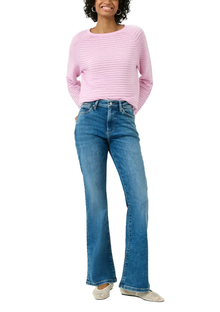 QS Strickpullover mit Strukturmuster