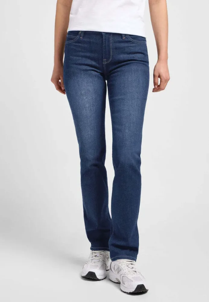 Lee - Jeans Straight Leg Marion Straight, für Damen, Blau Denim, Größe W29