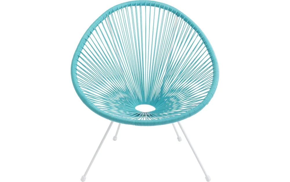 KARE Design - Sessel Acapulco Türkis, One Size, Türkisblau