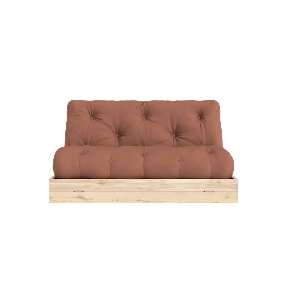 Karup Design Schlafsofa »Flip Sofabed, Made in Europe, mehrere Farben, vielseitig einsetzbar«, (B/H/T Sofa: ca 145 x 83 x 98,5 cm, Bett: ca 145 x 21 x 200 cm), inkl. handgefertigte Futonmatratze, FSC®-zertifiziertes Massivholz
