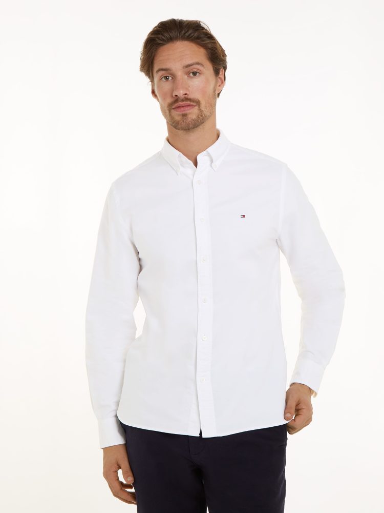 Tommy Hilfiger - Hemd, langarm, für Herren, Weiss, Größe XL