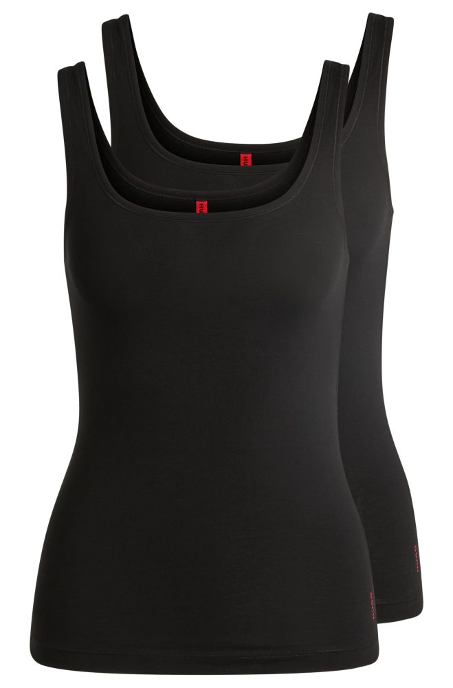 Hugo - Top, ohne Arm, für Damen, Black, Größe M