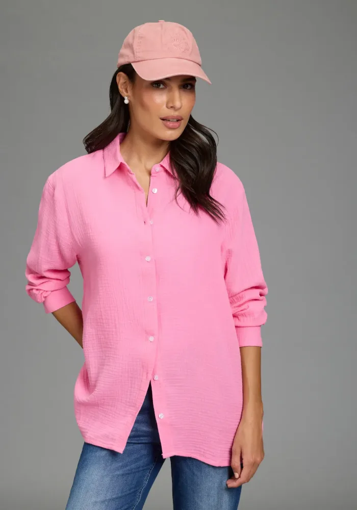 Laura Scott Longbluse in Musselin-Qualität