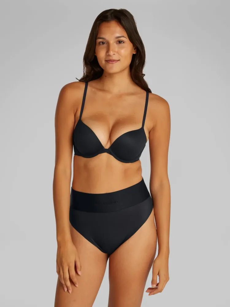Calvin Klein - BH mit Push up Effekt, für Damen, Black, Größe 75A