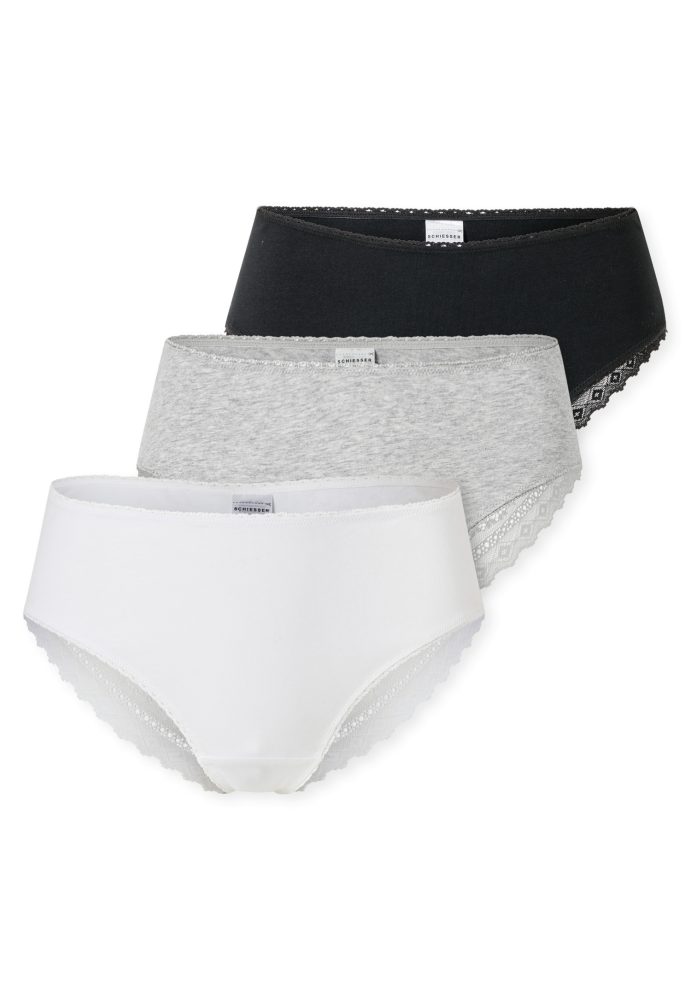 Schiesser - Brasilslip Modern Multipacks, für Damen, Multicolor, Größe 46