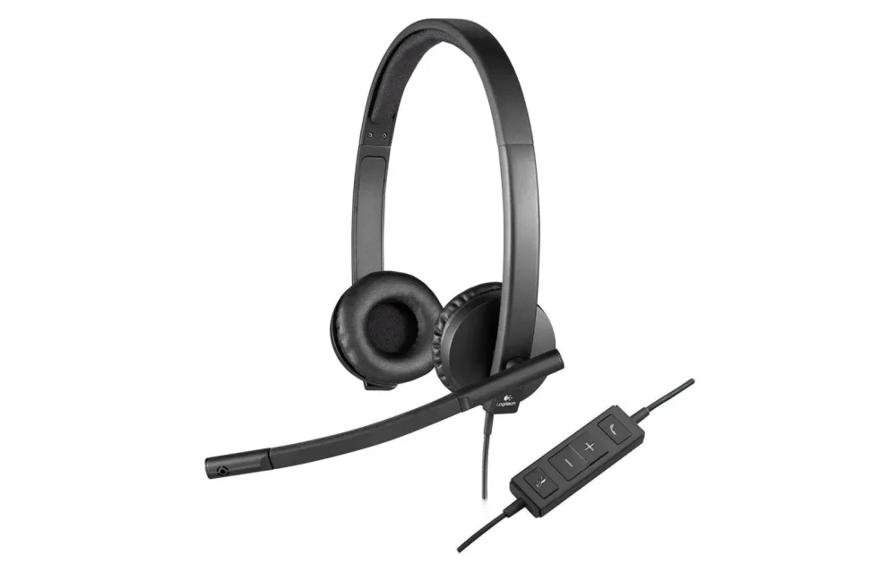 Logitech H570e Verkabelt Stereo Kopfhörer Kopfbügel Schwarz