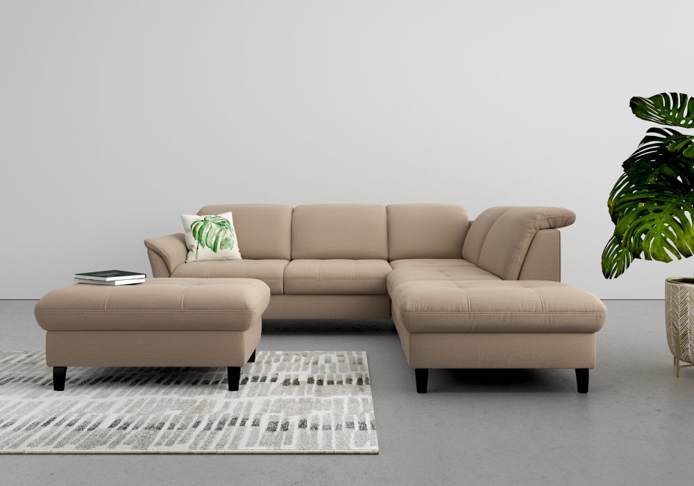 sit&more Ecksofa, wahlweise mit Kopfteilverstellung, Bettfunktion und Stauraum