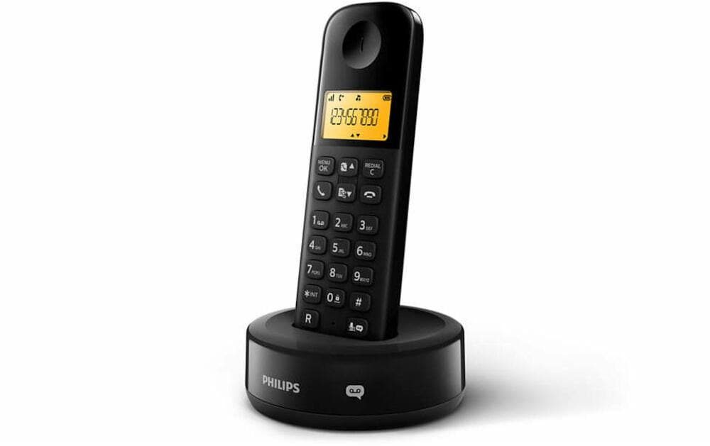 Philips Schnurlostelefon D2601B Schwarz