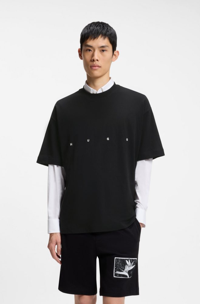 Hugo - T-Shirt, für Herren, Black, Größe S