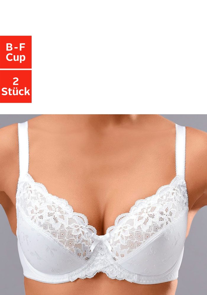 petite fleur Bügel-BH, mit elastischer Spitze