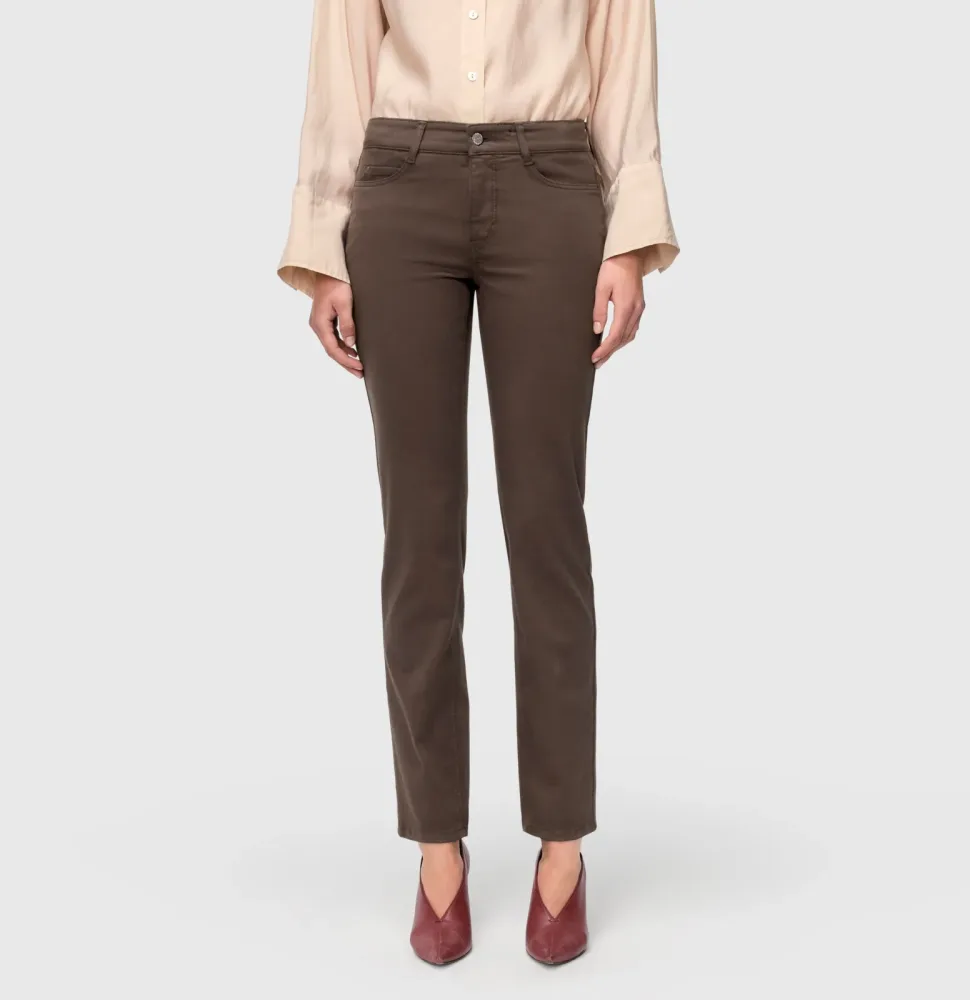 Mac - 5-Pocket Hose, für Damen, Braun, Größe W40/L30