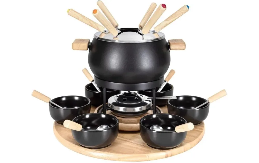 Nouvel - Fleischfondue-Set, 34cm, Black