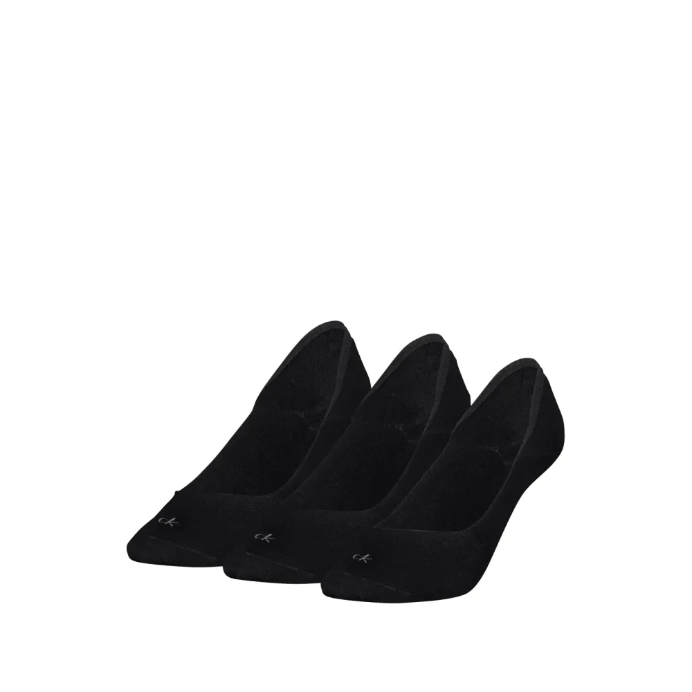 Calvin Klein - Triopack, Füsslinge, für Damen, Black, Größe 39-42