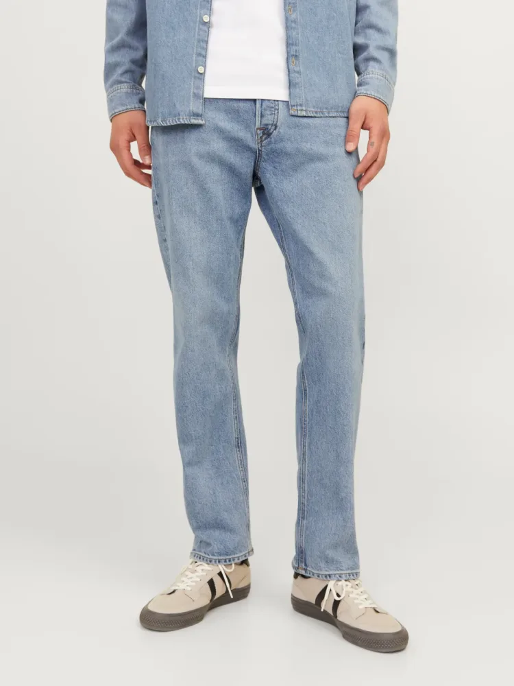 Jack & Jones - Jeans, Straight Leg Fit, für Herren, Blau Denim, Größe W29/L30