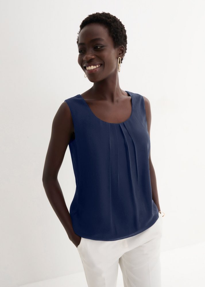 bonprix Blusentopblau 42Damen