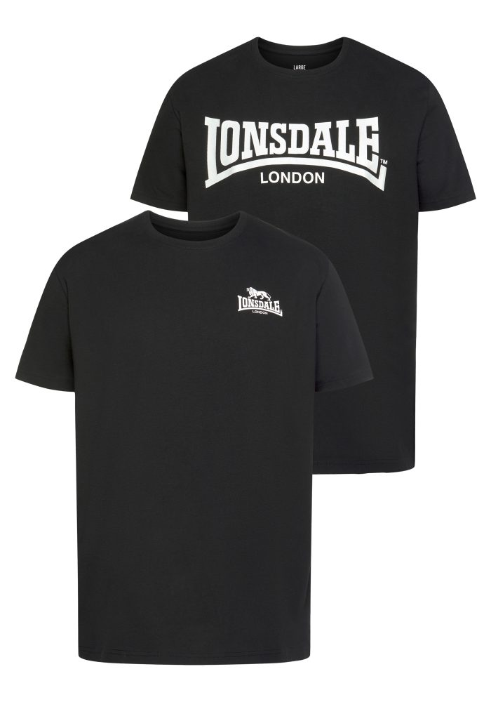 LONSDALE - t-shirt, für Damen, Schwarz, Größe XXL