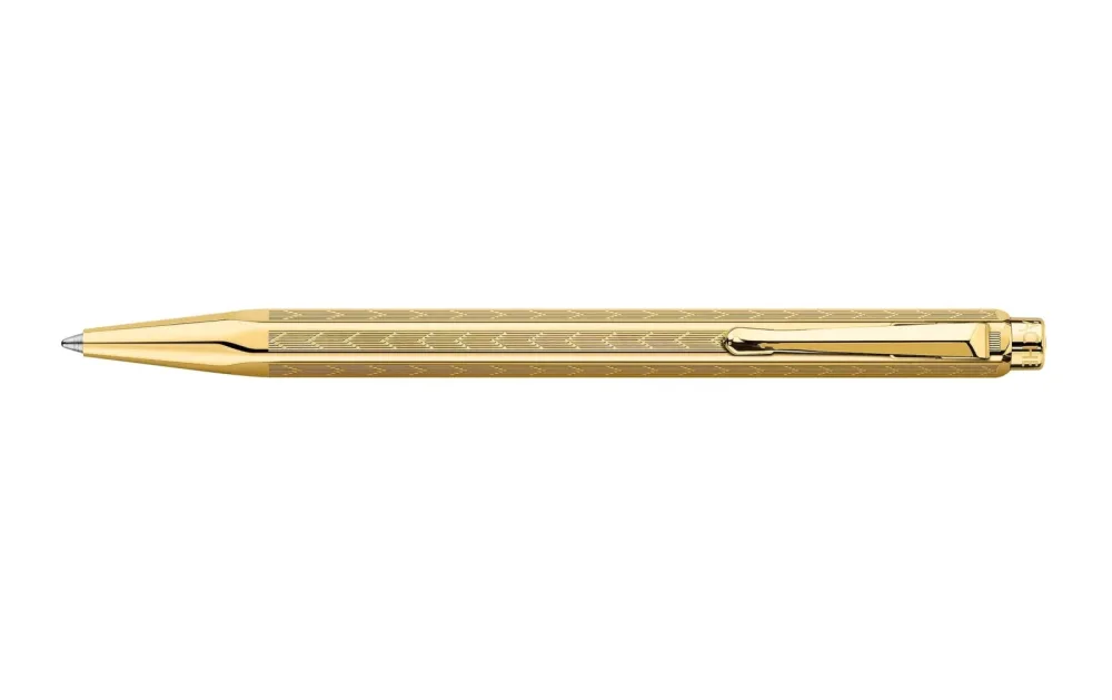 CARAN D'ACHE Kugelschreiber 898.208 gold Ecridor Chevron